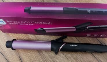 filips: Philips saç burğusu – geniş silindrli, tutacaq klipsli model. Rəngi — 1