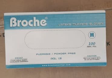 tibbi elcek satisi: Tibbi əlcəklər. Elastik (Latex) material pudrasız əlcəklərdir. Hər — 2