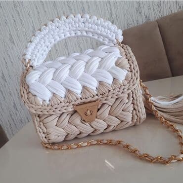 qaşlı canta: Çantalar toxumalar — 1