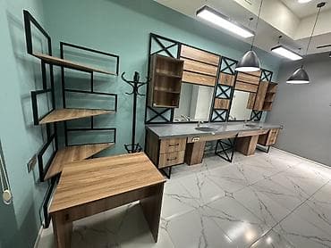 Salon üçün tam dəst mebel və iş guşəsi -Uzunluq 4.40m -Hündürlük — 2