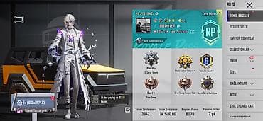 uşaq oyun: PUBG Mobile oyun hesabı - Səviyyə: 76 - Kolleksiyon: 63 - Ləqəb — 3