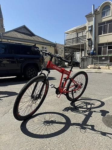 ucuz vesevet: ISMA qatlanan dağ velosipedi - Çərçivə: Alüminium qatlanan gövdə — 4