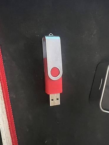 origimo opad 5: USB flash yaddaş – TOBB ETÜ loqolu - Korpus: qırmızı silikon gövdə — 3