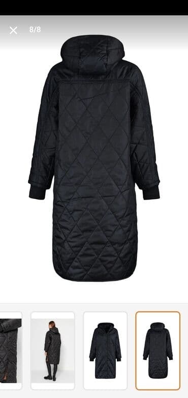 женский пуховик новый: Qadın üçün qara kurtka. Ölçüsü səhv gəldiyi üçün satılır. S-38 bədən — 9