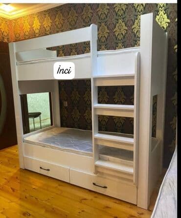 uşaq dolabı: Oğlan və qız üçün, Yeni, Çarpayı, Matras ilə, Siyirməli, Taxta — 7