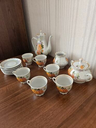 gence qab qacaq: Qəhvə dəsti, 6 nəfərlik, Rusiya — 6