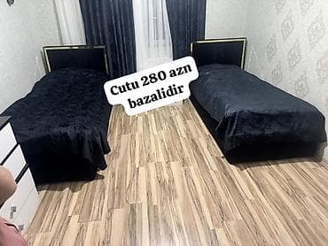 Iki eded tek neferlik carpayi satilir iksi birlikde 280 azn bazalidir