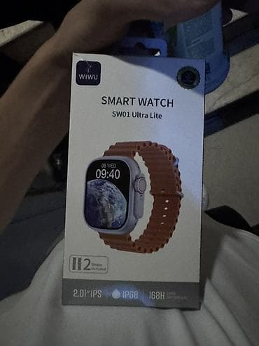 WIWU SW01 Ultra Lite smart saat WIWU markalı SW01 Ultra Lite modeli