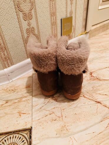 platformalı qadın çəkmələri: Uqqilər, Ölçü: 37, rəng - Qəhvəyi, İşlənmiş — 3