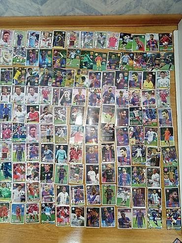 Kolleksiya üçün futbol kartları dəsti - Mövzu: dünya futbol ulduzları