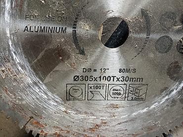 sendviç panel qiymətləri: Somafix SFAL30510 alüminium üçün dairəvi mişar diski - Təyinat — 2