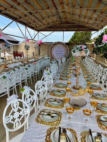 Обучение, курсы: Baki daxili ve Rayonlara icare stol stul Qab Qacaq Toylar Təşkili — 4