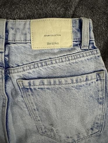 Bershka Denim Collection cins şalvar Razmer 32 - Model: “The Mom” — 3