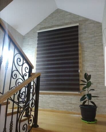 Pərdə və jalüzlər – müxtəlif modellər Məhsul təsviri: - Zolaqlı zebra — 2