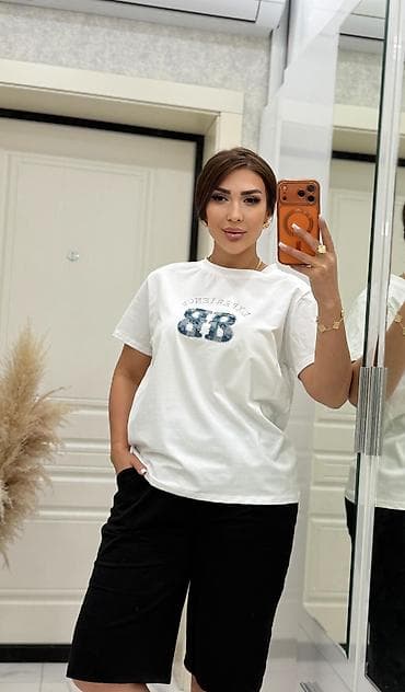 short: Qadın üçün şortik kofta destdi - Material: yumşaq, nəfəsalan trikotaj — 5