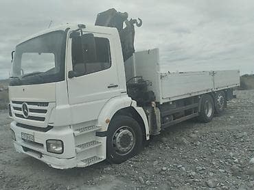 Mercedes-Benz Axor kranlı yük maşını icarəyə verilir Xüsusiyyətlər: - — 2