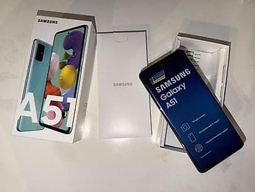 redmi note 7 ikinci el: Samsung Galaxy A51, 128 GB, rəng - Mavi, İki sim kartlı — 1