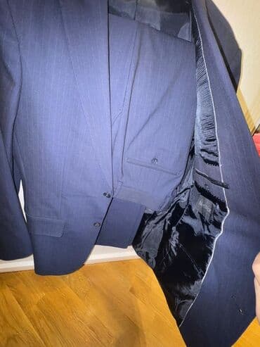 kisi pencekleri: Мужской костюм, Демисезон, New Look, M, цвет - Синий — 1