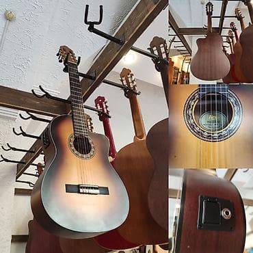 Akustik gitaralar: Elektro klassik gitara Valencia VC304CE Simlərin sayı: 6 Üst:Sitka — 1