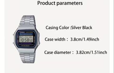 casio saa: Qol saatı, Casio, rəng - Gümüşü — 3