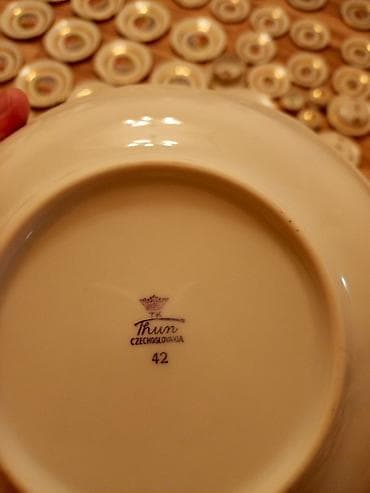 qedmi xalca: Nahar dəsti, rəng - Ağ, Farfor, Madonna, 12 nəfərlik — 8