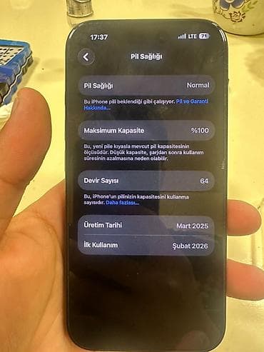 iphone x ekran: IPhone 16, 128 GB, Qara, Face ID — 5