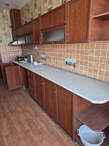 Mətbəx mebeli dəsti - Material: ağac teksturalı laminat/MDFlam önlər — 2