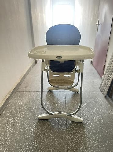 Chicco uşaq yemək stulu - Brend: Chicco - Rəng: krem massiv süfrə — 2