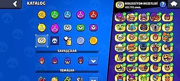 cins dest: Brawl Stars hesabı – yüksək səviyyəli oyun profili - Kupa yolu: 44 — 5
