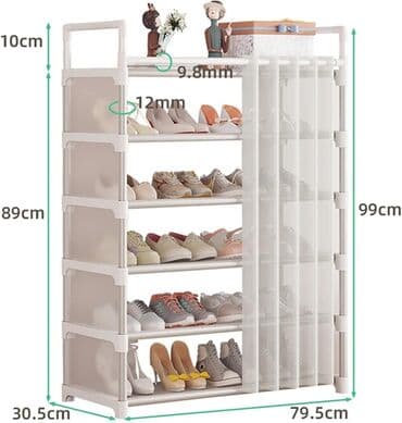 yan pərdələr: Ayakkabi refi Ayakkabi polkasi Ayakkabi rəfi Giriş Ayaqqabı Rafı — 3