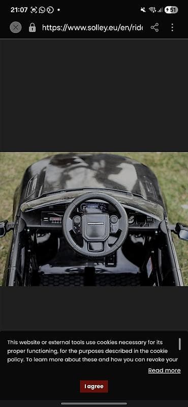 uwaq mawini: Uşaq üçün elektrikli miniatür Land Rover Range Rover (qara) - Rəsmi — 2