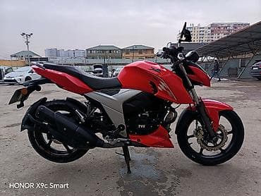 motosik: - tvs apach, 160 sm3, 2024 il, 55000 km — 4