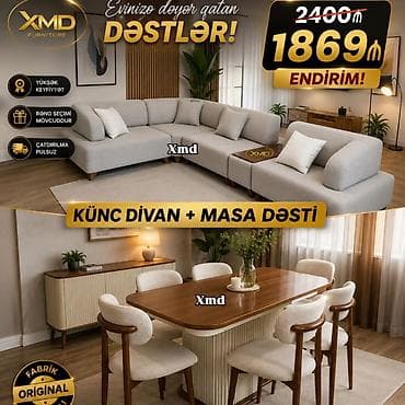 reception masa: KÜNC DİVAN + MASA DƏSTİ – XMD Furniture - Fabrik istehsalı, yüksək — 2