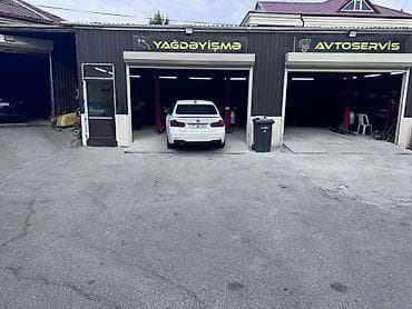 Yağdəyişmə və avtoservis xidməti təqdim olunur. Servis məkanında