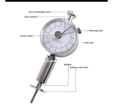 Qida məhsulları: Meyvə sklerometri. -Model: SOONDA GY-3 Analoq portativ sərtlik test — 3