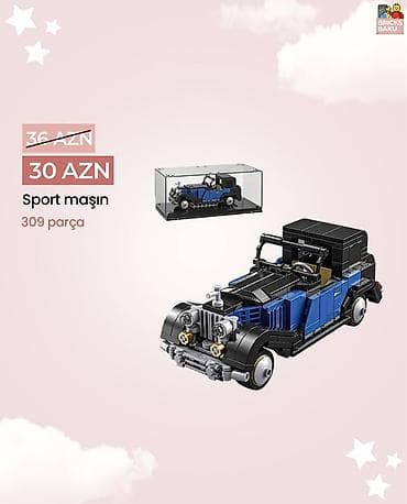lego satisi: Konstruksiya dəsti – Sport maşın - Qırmızı yarış avtomobili modeli - — 2