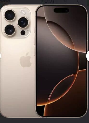 iphone 16 pro max en ucuz: IPhone 16 Pro Max, 256 GB, Desert Titanium, Simsiz şarj — 1