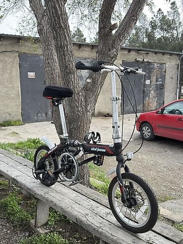 teker velosiped: Qatlanan mini velosiped – şəhər üçün yığcam və praktik model - — 10