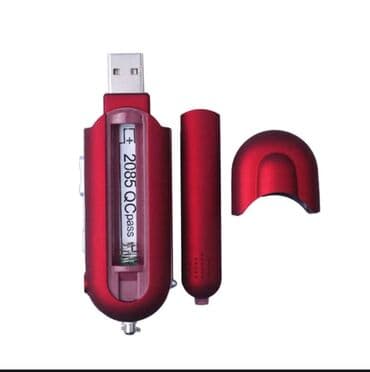 mp3 player: Radiolu MP3 player. Ekranı və idarəetmə düymələri var. USB girişi — 4