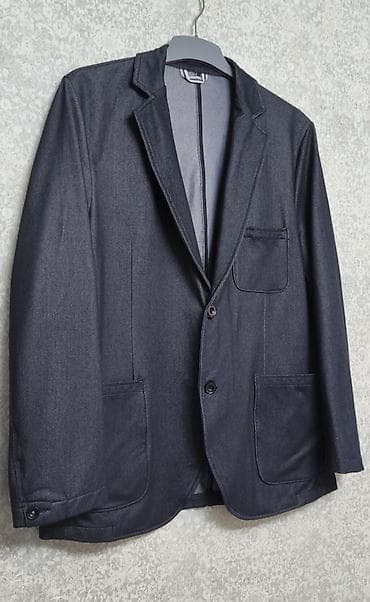 pencek qara: Мягкий пиджак Немецкого брэнда sOliver. Размер XXL -56. Цвет джинсовый — 3