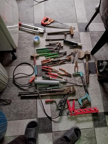Mexaniki əl alətləri: Hamısı 50 manat. Müxtəlif əl alətləri və aksesuarlarından ibarət dəst — 1