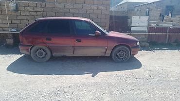 opel astra 1995: Model: Opel Astra F, 5 qapılı hetçbek Rəng: tünd qırmızı (metalik) — 3