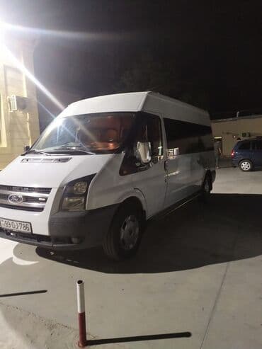 дом на колесах turbo az: Ford Transit mikroavtobus - Korpus: uzun və yüksək tavanlı kuzov, ağ — 11