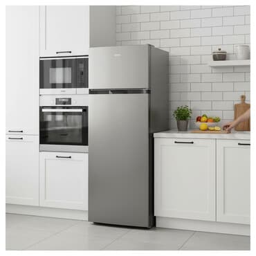 lazne kamere: İki qapılı soyuducu – üstdə dondurucu, altda əsas kamera. - Rəng: inox — 1