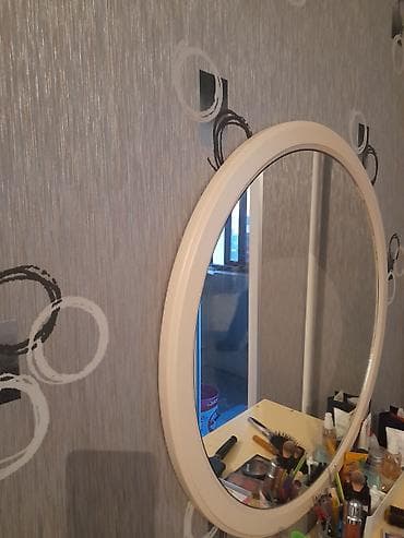 Зеркало Настенное, Овал, Для макияжа, С рамой — 2