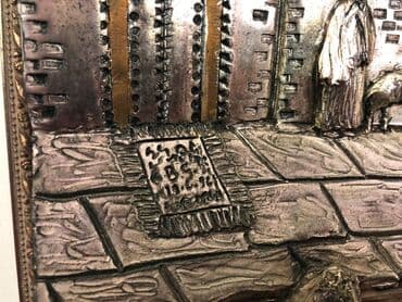 heykəl şəkilləri: Sənətkar barelyefi Brunel Preciosi d'Autore barelyefi — 2