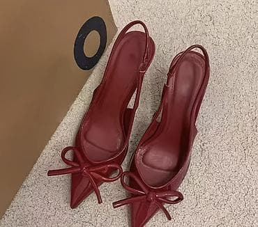 Makasin və loferlər: Qadın ayaqqabısı – slingback stiletto - Model: burnu uclu, zərif — 2