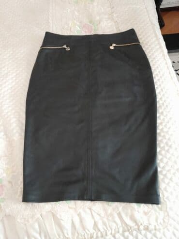 рабочая одежда: Миди Юбка, Кожа, 2XL (EU 44) — 1