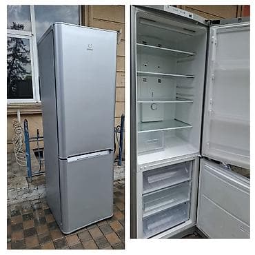 2 qapılı Indesit Soyuducu Satılır, rəng - Gümüşü — 1