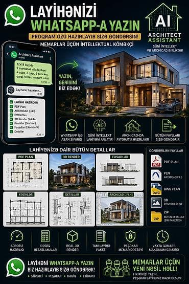 AI Architect Assistant – WhatsApp üzərindən memarlıq layihələrinin